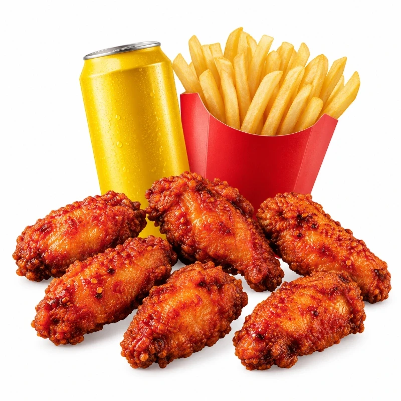 (12)Spicy Chicken Wings Meal