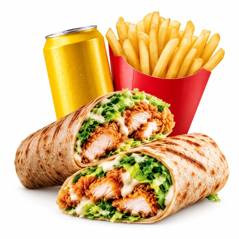 (2)Chicken Wrap Meal